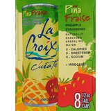LaCroix Curate Pineapple Strawberry Sparkling Water, 8 ct, 12 oz, thumbnail image