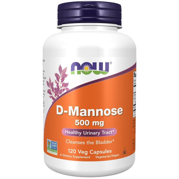 Now D-Mannose 500MG Veg Capsules