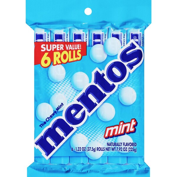 Mentos Rolls, Mint, 6 ct