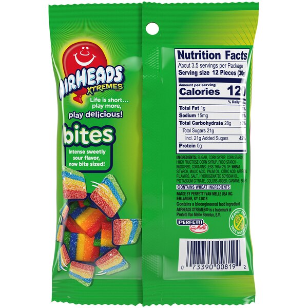AirHeads Xtremes Rainbow Berry Bites