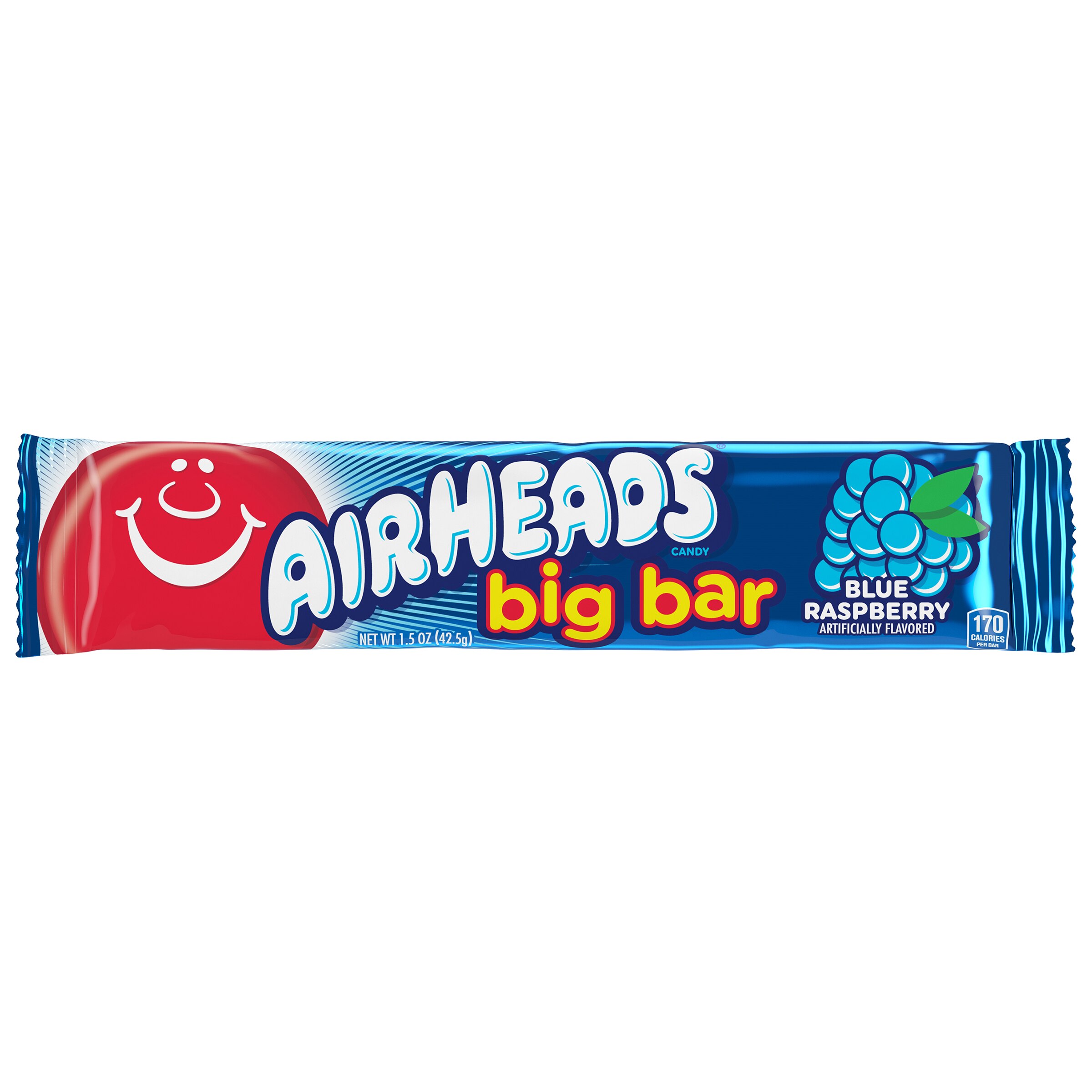 Air Heads - Barra grande, 2 en 1, Blue Raspberry & Cherry