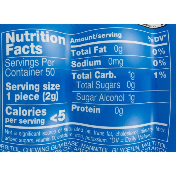 Mento Pure Fresh Freshmint, 50 ct, 4.5 oz