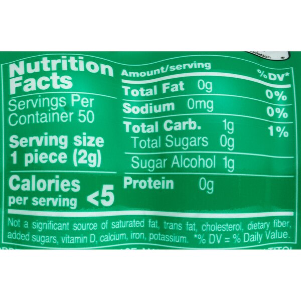 Mento Pure Fresh Spearmint, 50 ct, 4.5 oz