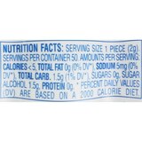 Mentos Pure White Sweet Mint Sugar Free Chewing Gum, 50 ct, thumbnail image 5 of 5