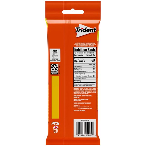 Trident, Tropical Multipack, 2.8 oz