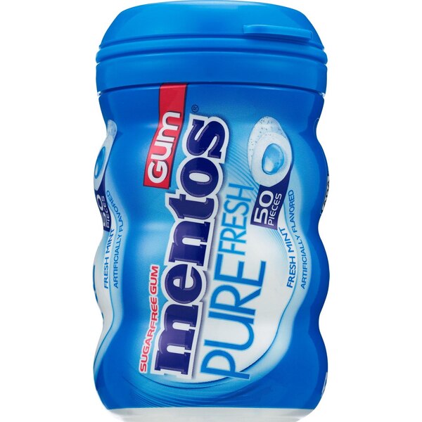 Mentos, Fresh Mint Gum, 50 ct