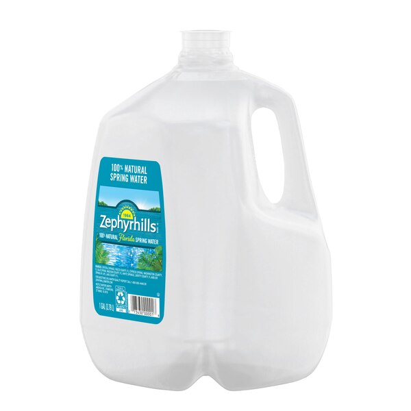 Zephyrhills 100% Natural Florida Spring Water, 128 OZ