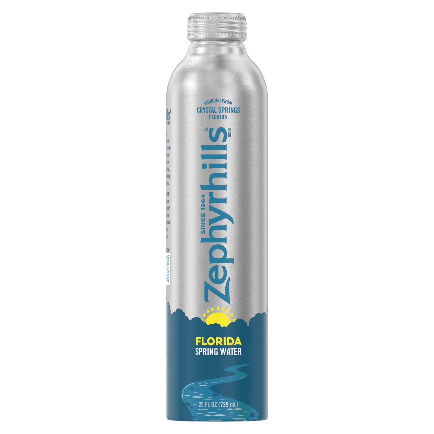 Zephyrhills, Spring Water Aluminum Bottle, 25 oz