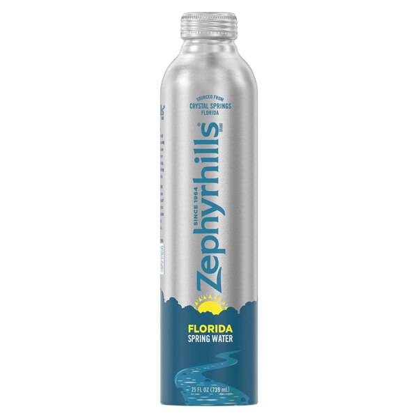 Zephyrhills, Spring Water Aluminum Bottle, 25 oz