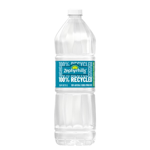 Zephyrhills Brand 100% Natural Spring Water, 1 L