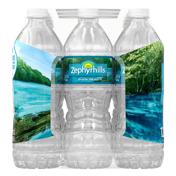 Zephyrhills Brand 100% Natural Spring Water, 12 ct, 16.9 oz
