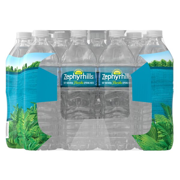 Zephyrhills 100% Natural Spring Water Plastic Bottle