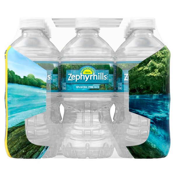 Zephyrhills 100% Natural Spring Water Plastic Bottle