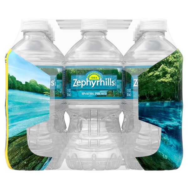 Zephyrhills 100% Natural Spring Water Plastic Bottle
