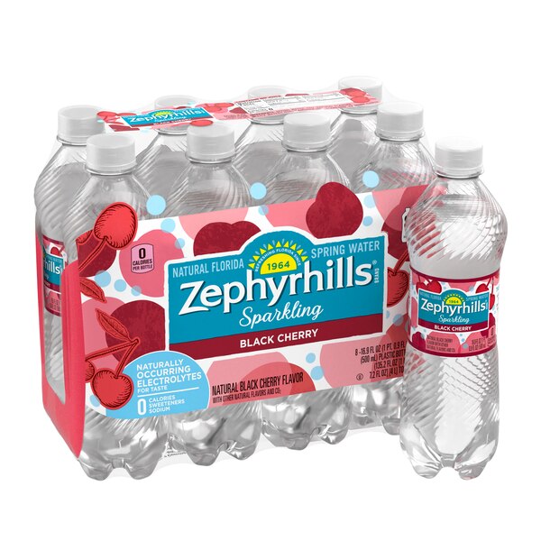 Zephyrhills Sparkling Water, 16.9 oz. Bottles (8 Count)