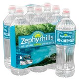 Zephyrhills Brand 100% Natural Spring Water, Sport Cap Bottles, 6 ct, 23.7 oz, thumbnail image