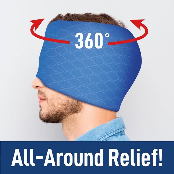 Miracle Headache Relief Cooling and Compression Head Wrap