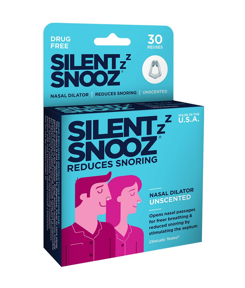 Silent Snooz Unscented Snore Reducing Nasal Dilator