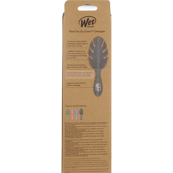 Wet Brush Go Green Detangling Brush, Assorted Colors