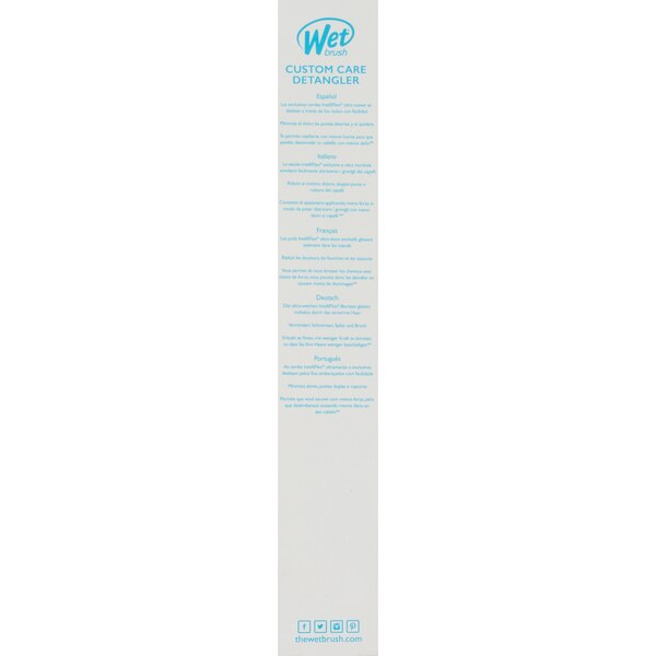 Wet Brush Custom Care Detangling Brush for Thick Hair, Assorted Colors