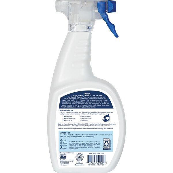 Bona Hardwood Floor Cleaner, 22 oz