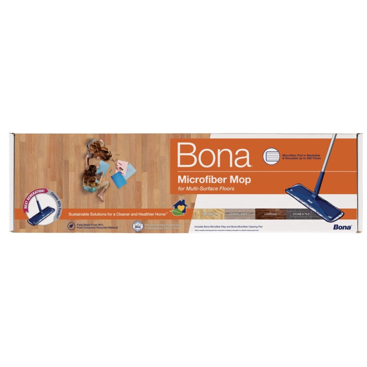Bona Microfiber Mop for Multi-Surface Floors