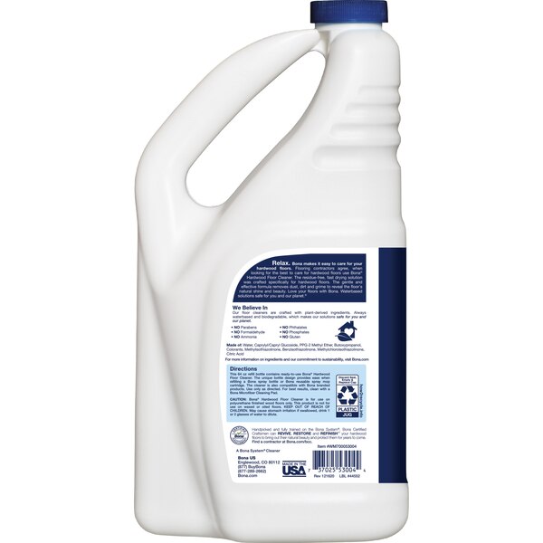 Bona Hardwood Floor Cleaner Refill, 64 oz