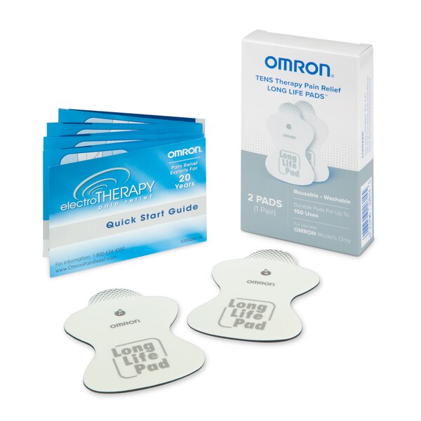 Omron TENS Therapy Pain Relief Long Life Pads, 2 CT