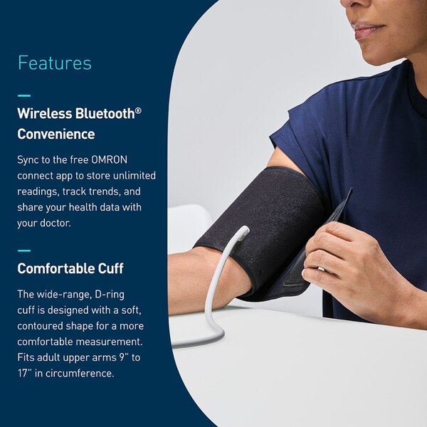 Omron 5 Series Wireless Upper Arm Blood Pressure Monitor 7255
