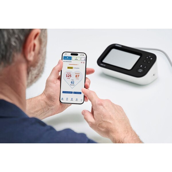 Omron 10 Series Wireless Upper Arm Blood Pressure Monitor w/ Side-by-Side LCD Comparison