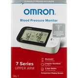 Omron 7 Series Wireless Upper Arm Blood Pressure Monitor w/ Side-by-Side LCD Comparison, thumbnail image
