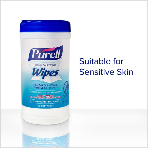 Purell Hand Sanitizing Wipes, 40 CT