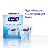 Purell Cottony Soft Sanitizing Wipes, Individually Wrapped, 24 CT, thumbnail image
