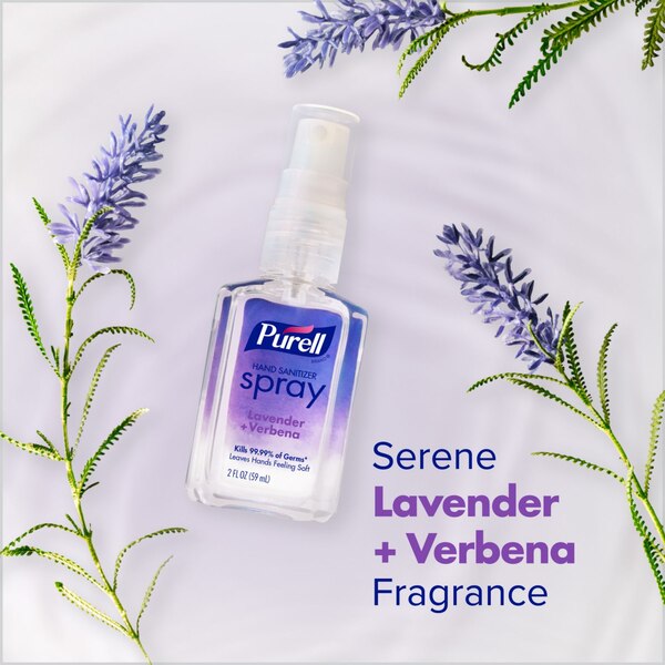 Purell Hand Sanitizer Spray, Calming Lavender, 2 OZ