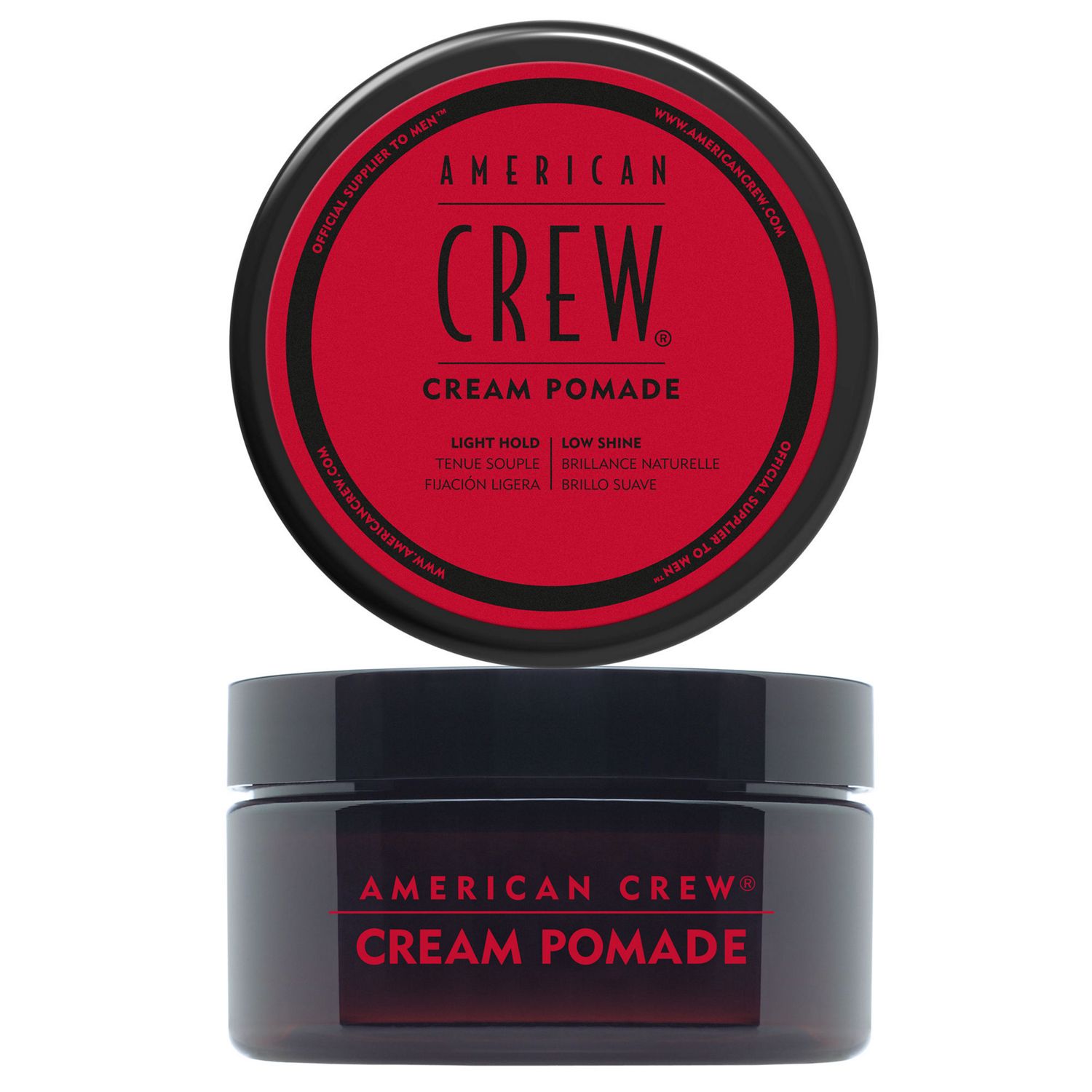 American Crew Cream Pomade, Light Hold, 3 OZ