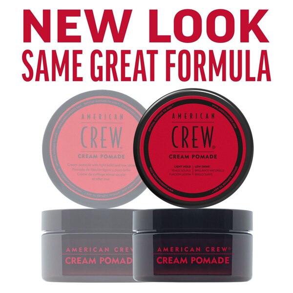 American Crew Cream Pomade, Light Hold, 3 OZ
