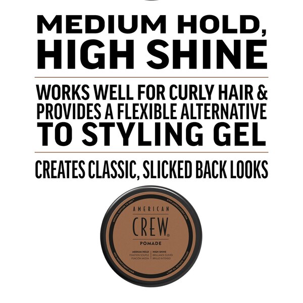 American Crew Pomade, Medium Hold, 3 OZ