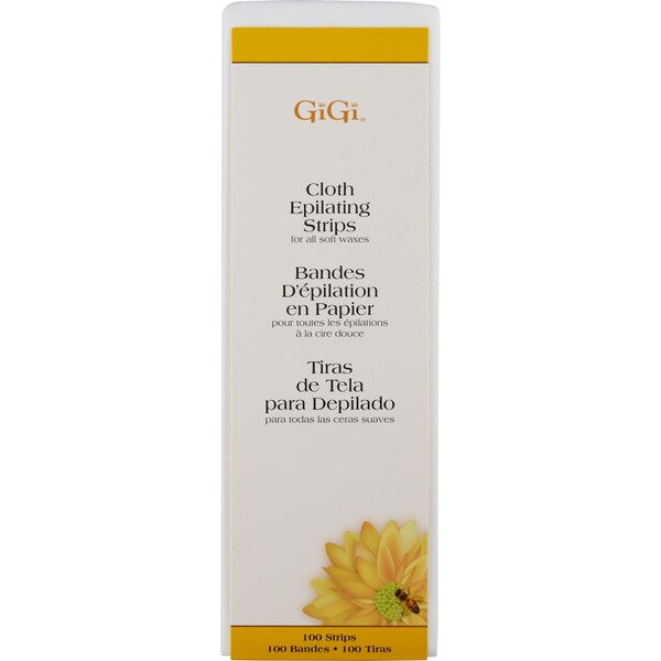 Gigi Cloth Epilating Strips, 100 CT