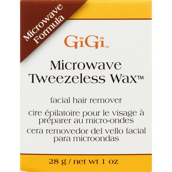 Gigi Microwave Tweezeless Facial Hair Wax, 1 OZ