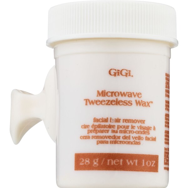 Gigi Microwave Tweezeless Facial Hair Wax, 1 OZ