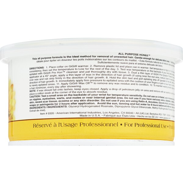 Gigi All Purpose Honee Wax, 8 OZ