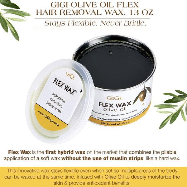 GiGi Olive Oil Flex Wax, 13 OZ