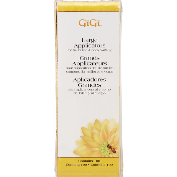 Gigi Large Wax Applicators, 100 CT