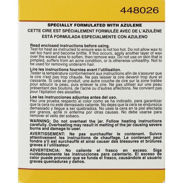 Gigi Microwave Sensitive Tweezeless Wax, 1 OZ