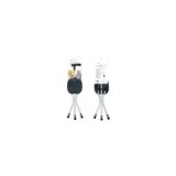 V6CO Heavy Duty 5 in 1 Multi Function Seated Cane with Adjustable Height Walking Stick, thumbnail image