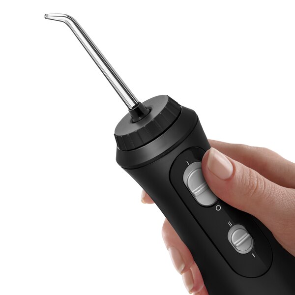 Waterpik Cordless Plus Rechargeable Water Flosser, WP-462, Black