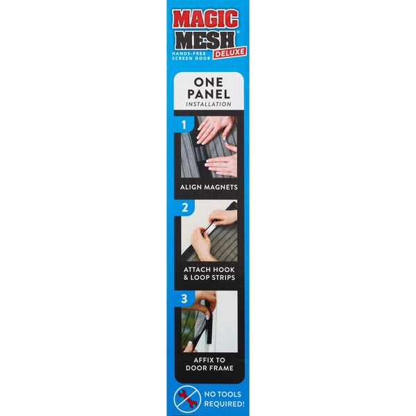 Magic Mesh Hands-Free Screen Door