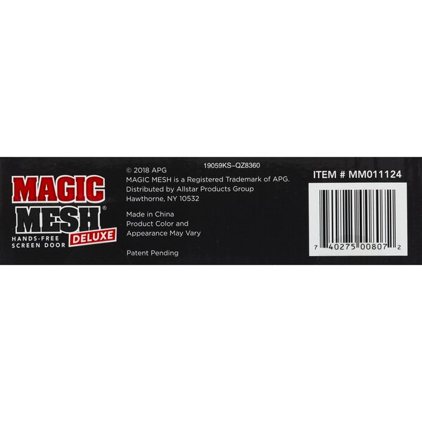 Magic Mesh Hands-Free Screen Door