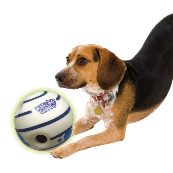 Pets Know Best Wobble Wag Giggle Glow-In-The-Dark Ball for Dogs