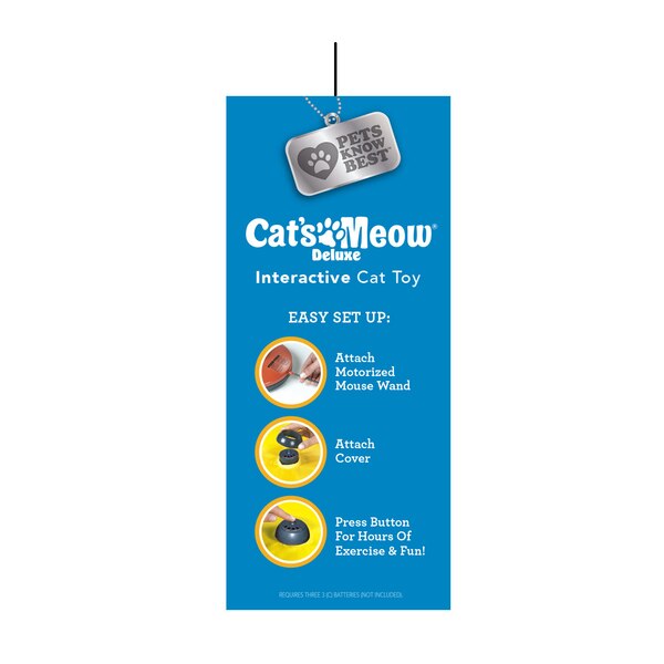 Pets Know Best Cat's Meow Deluxe Interactive Cat Toy